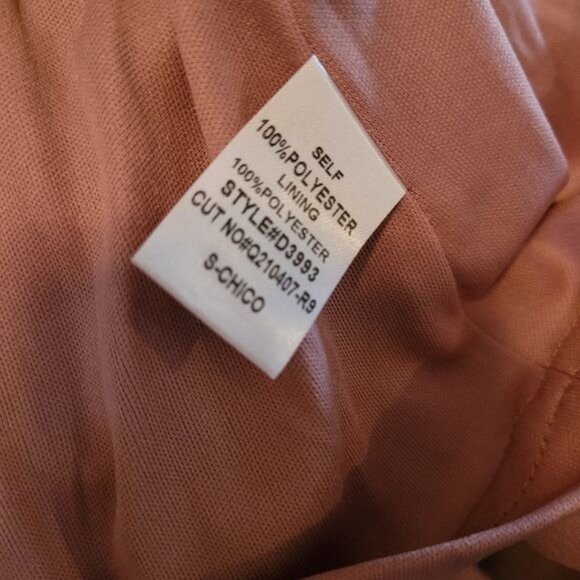 New Formal Tea Rose Pink Dress Stitch Fix Small Low Cut Cleavage Sexy Le… - Picture 9 of 9